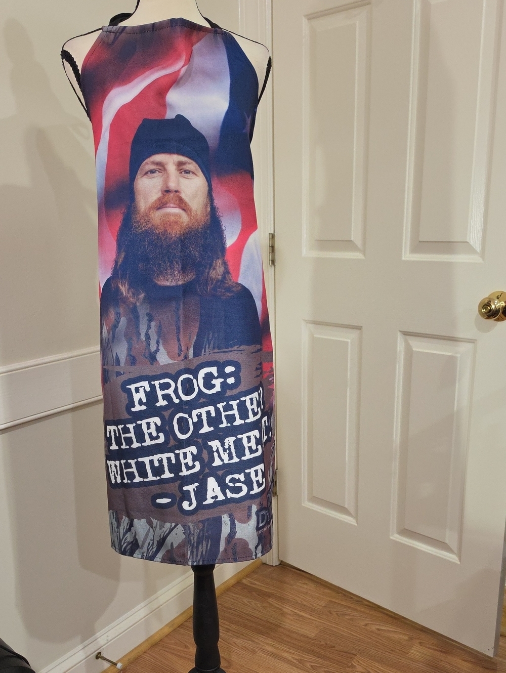 Vintage 2013 Duck Dynasty Jase Robertson Novelty Cooking Apron